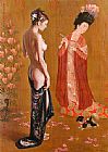 Guan Zeju Famous Paintings - Rising beauty